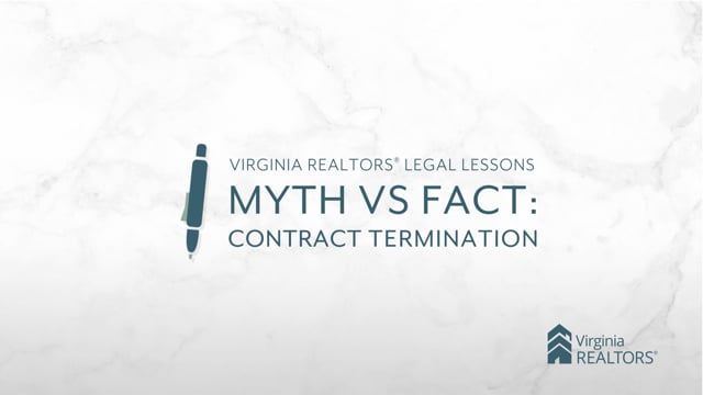 Myth vs Fact: Contract Termination – Legal Video