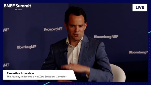 Watch "<h3>Executive Interview: The Journey to Become a Net-Zero Emissions Carmaker</h3>
Thomas Becker, Vice President Sustainability, Mobility, BMW Group interviewed by Colin McKerracher, Head of Advanced Transport, BloombergNEF"