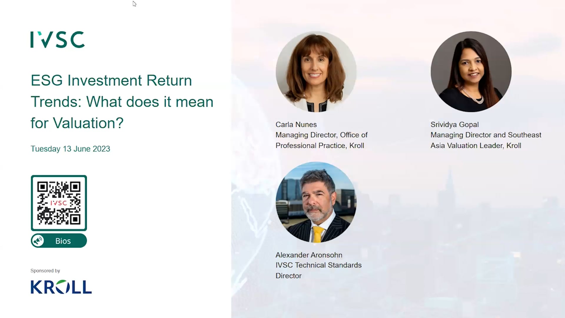 ESG Investment Return Trends: What does it mean for Valuation?