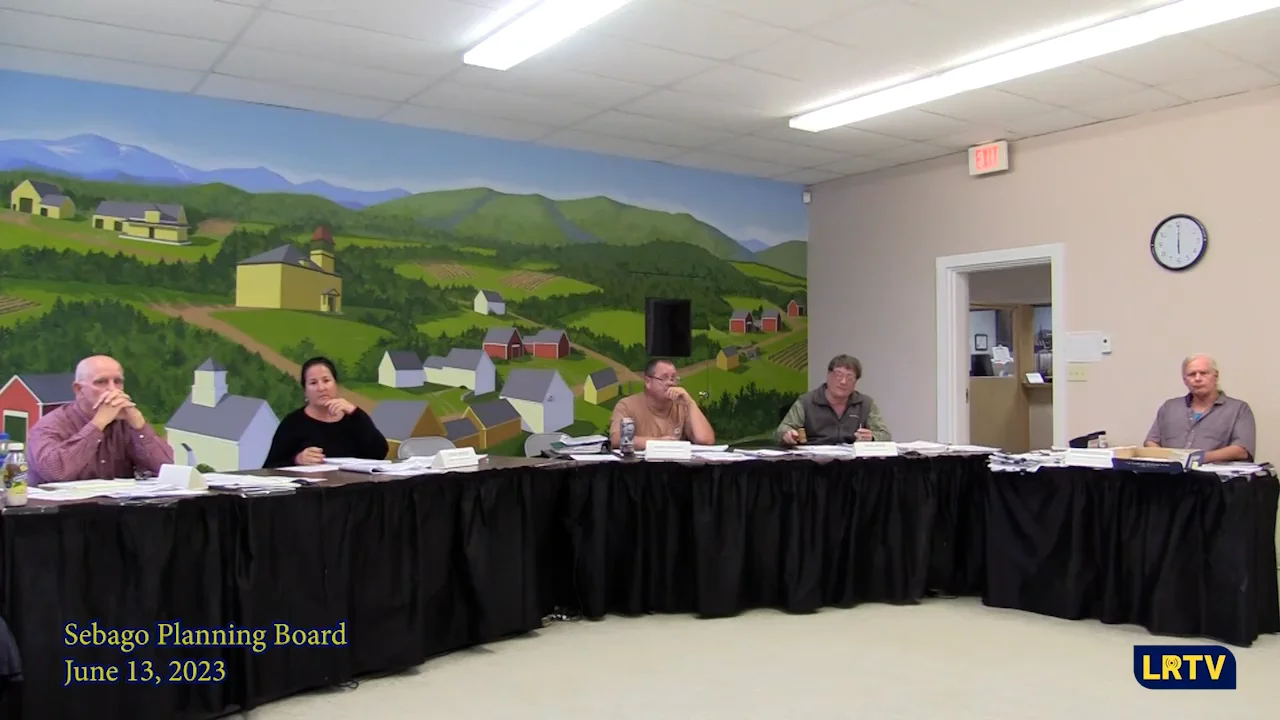 Sebago Planning Board 6132023 on Vimeo