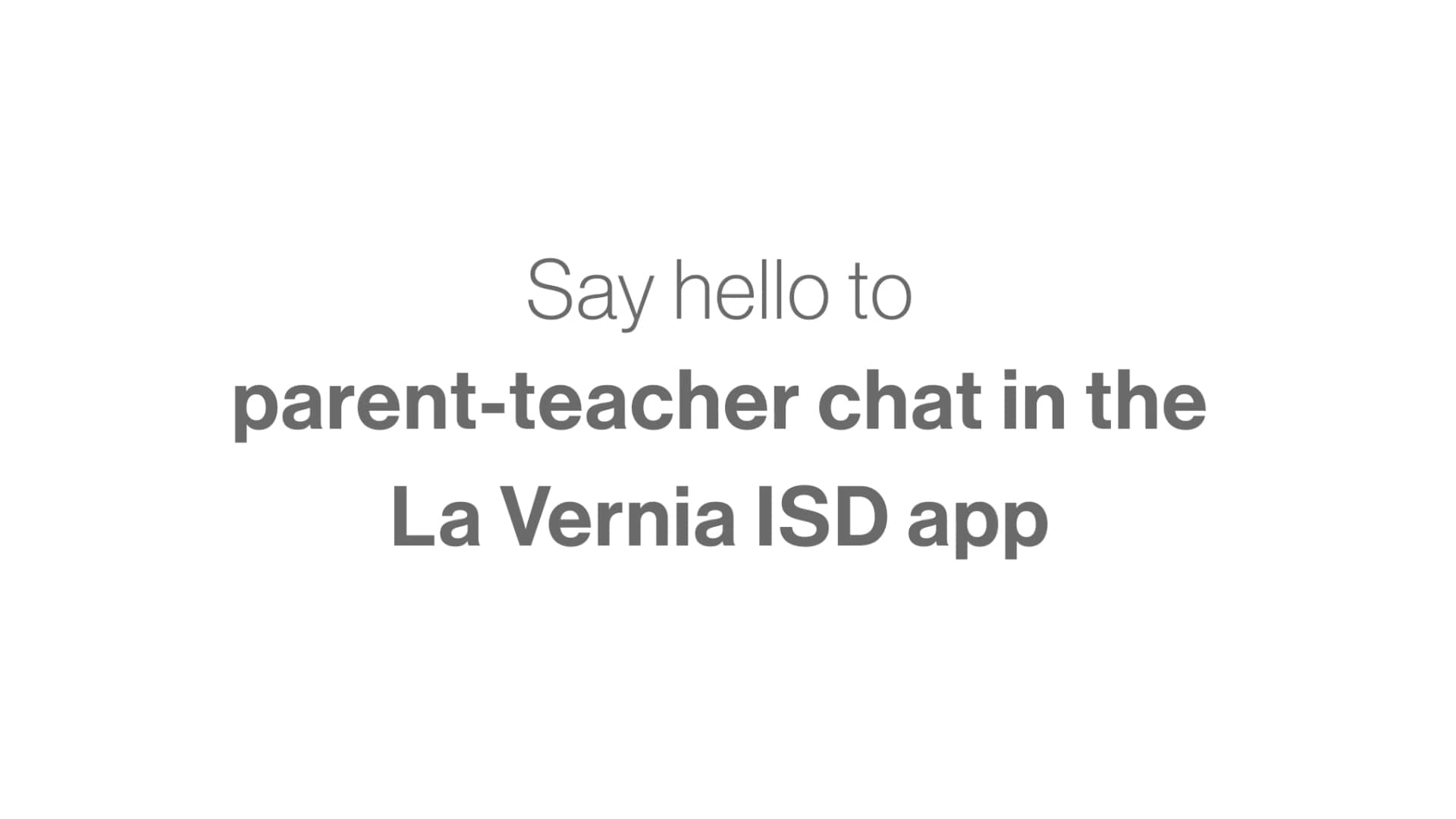 La Vernia Rooms ParentTeacher Chat on Vimeo