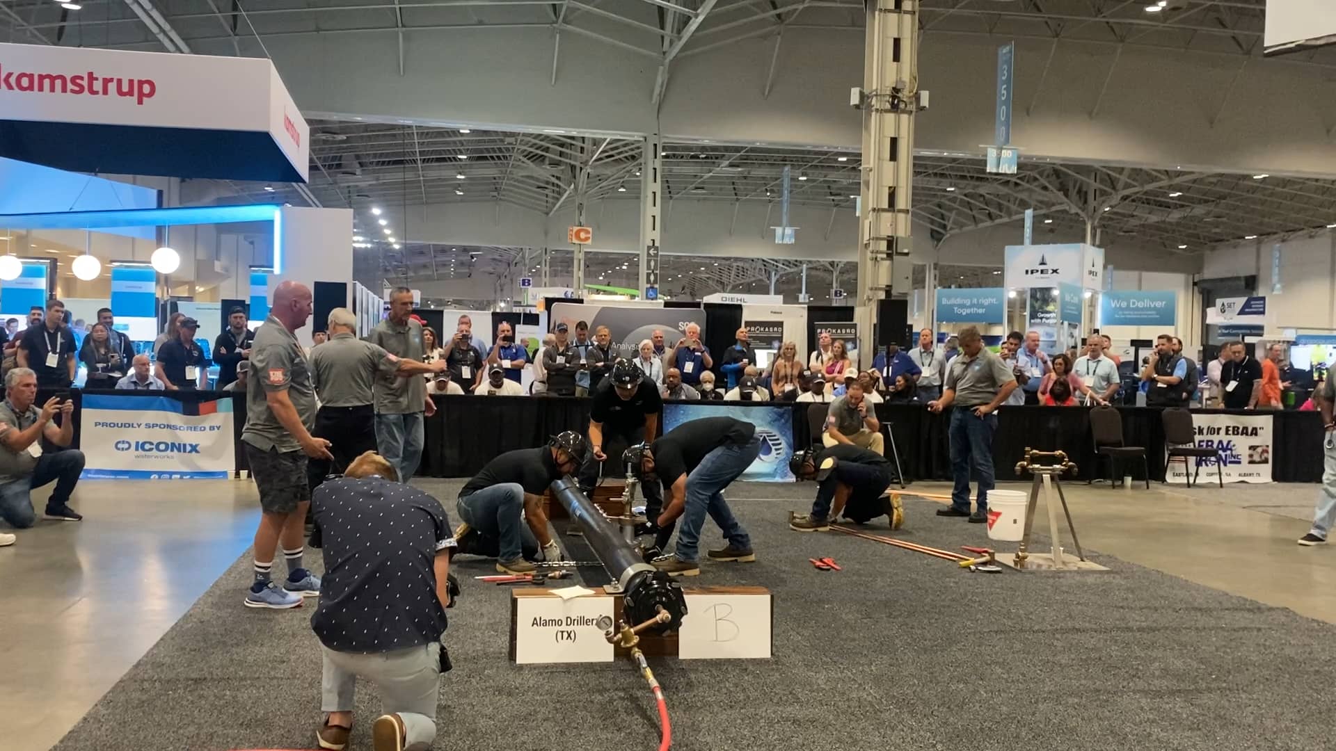 SAWS men&#039;s pipe tapping team takes second place at AWWA ACE 2023 in Toronto on Vimeo