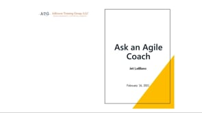 Ask an Agile Coach