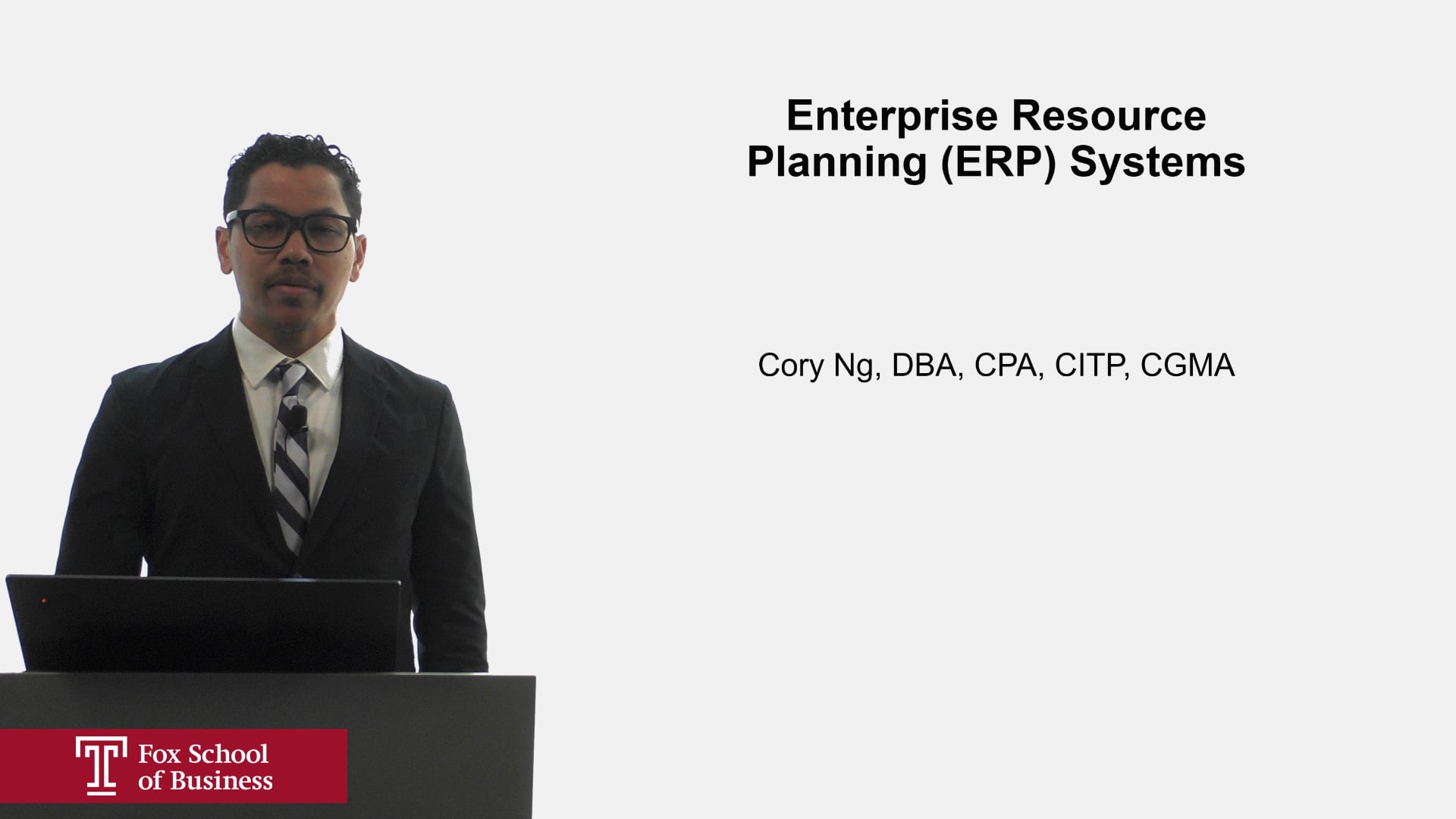 Enterprise Resource Planning Systems
