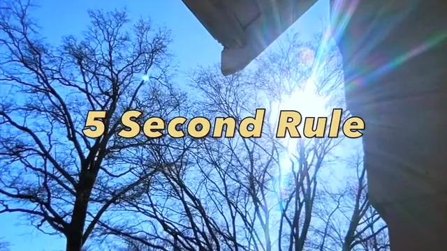 5 second rule on Vimeo