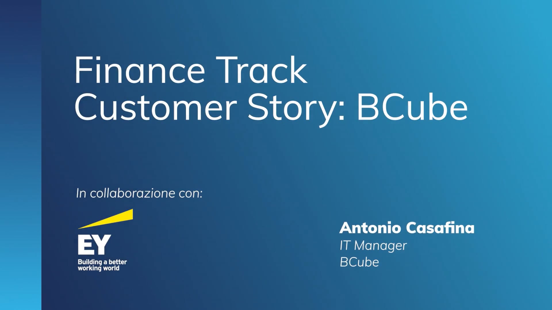Finance Track | Customer Story: BCUBE