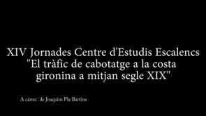 El tràfic de cabotatge a la costa gironina a mitjan del XIX