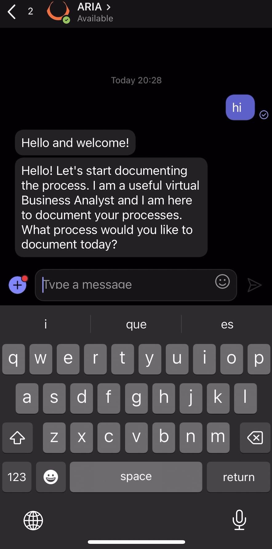 Automation chat bot on Vimeo