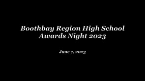 Boothbay Region High School Awards Night 2023