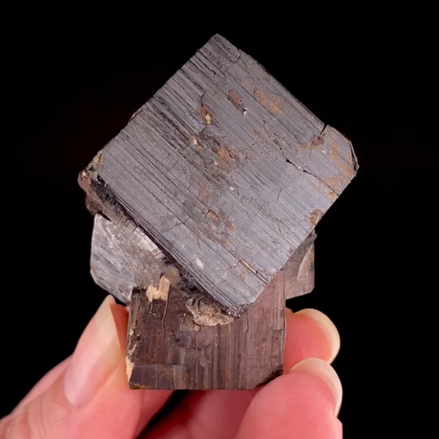 Goethite pseudomorph after Pyrite