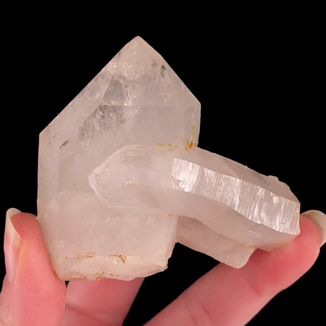 Quartz (unusually ''curved'' crystal)