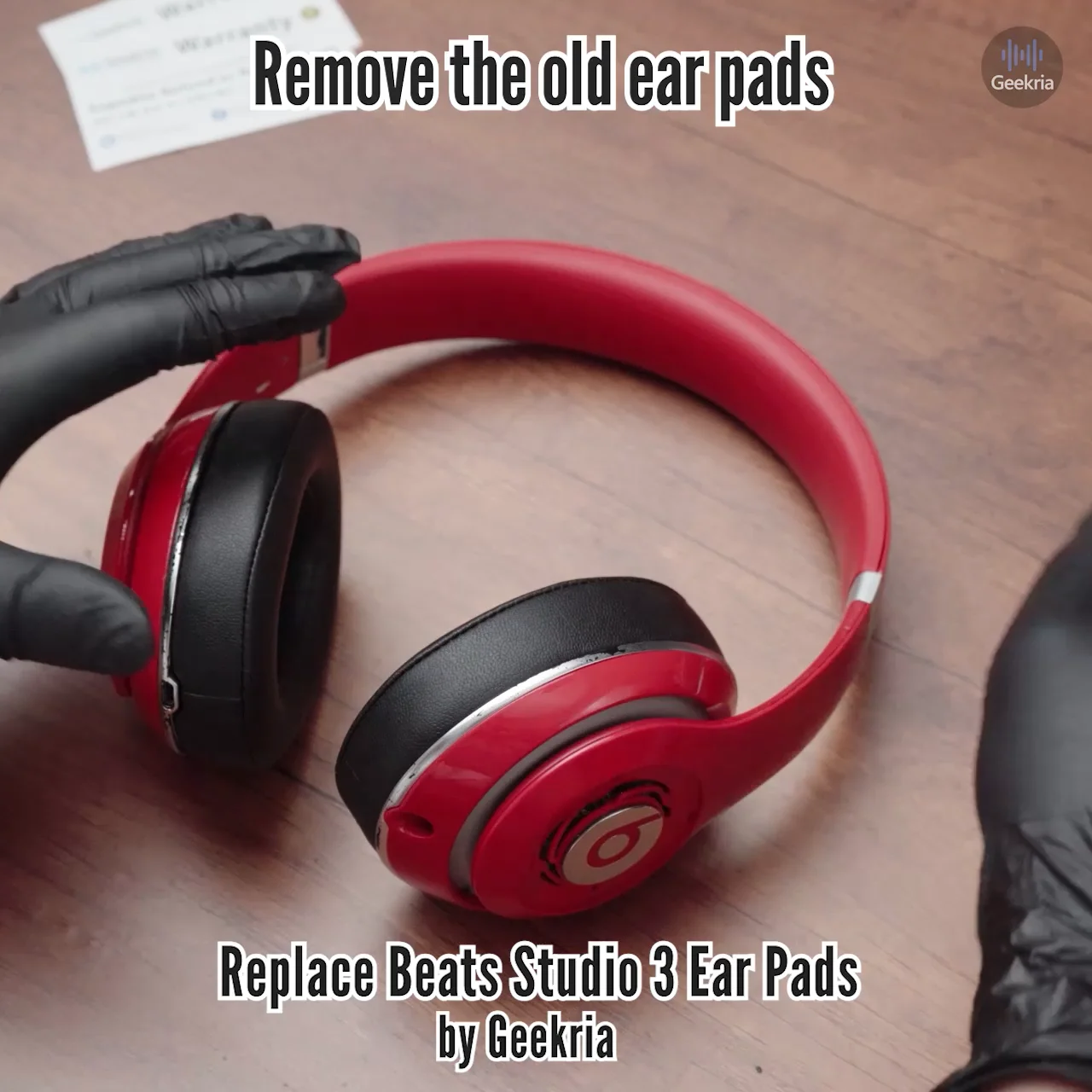 Removing beats ear discount pads