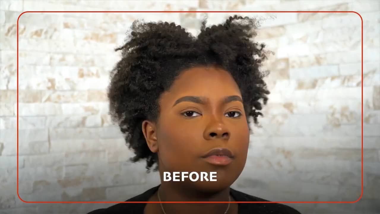  Braided & Twisted Updo on Coily Hair using the Design Essentials ...