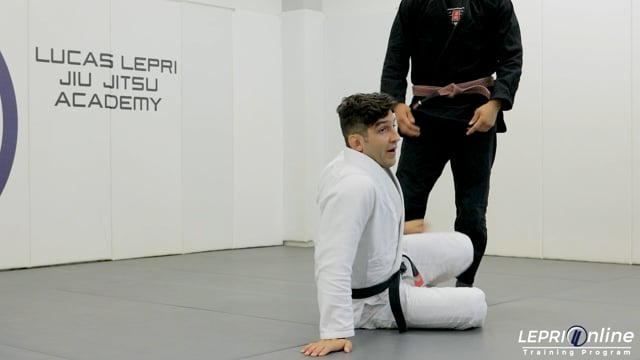 De La Riva Sweep Attempt to One Leg X Sweep