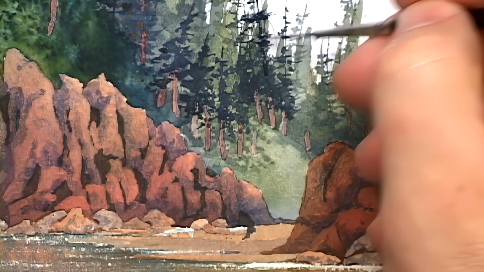 watch-learn-to-paint-ruby-beach-with-watercolors-online-vimeo-on