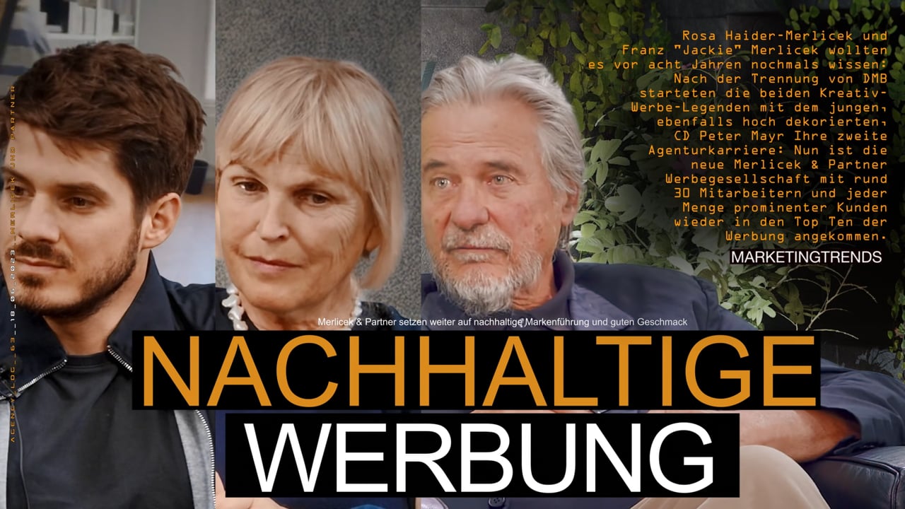 agency log: Merlicek &#038; Partner &#8211; Über nachhaltige Werbung