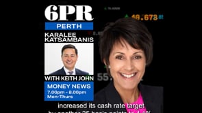 Keith John Speaks to 6PR Perth Money News