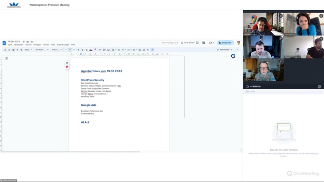 Projektanalysen, Google Ads Budget Verteilung, der wichtigste Button für Online Shops & GA3 Datenexport mit Michael Klein vom 19.06.23