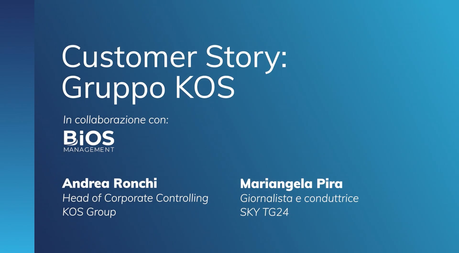 Customer Story: Gruppo KOS