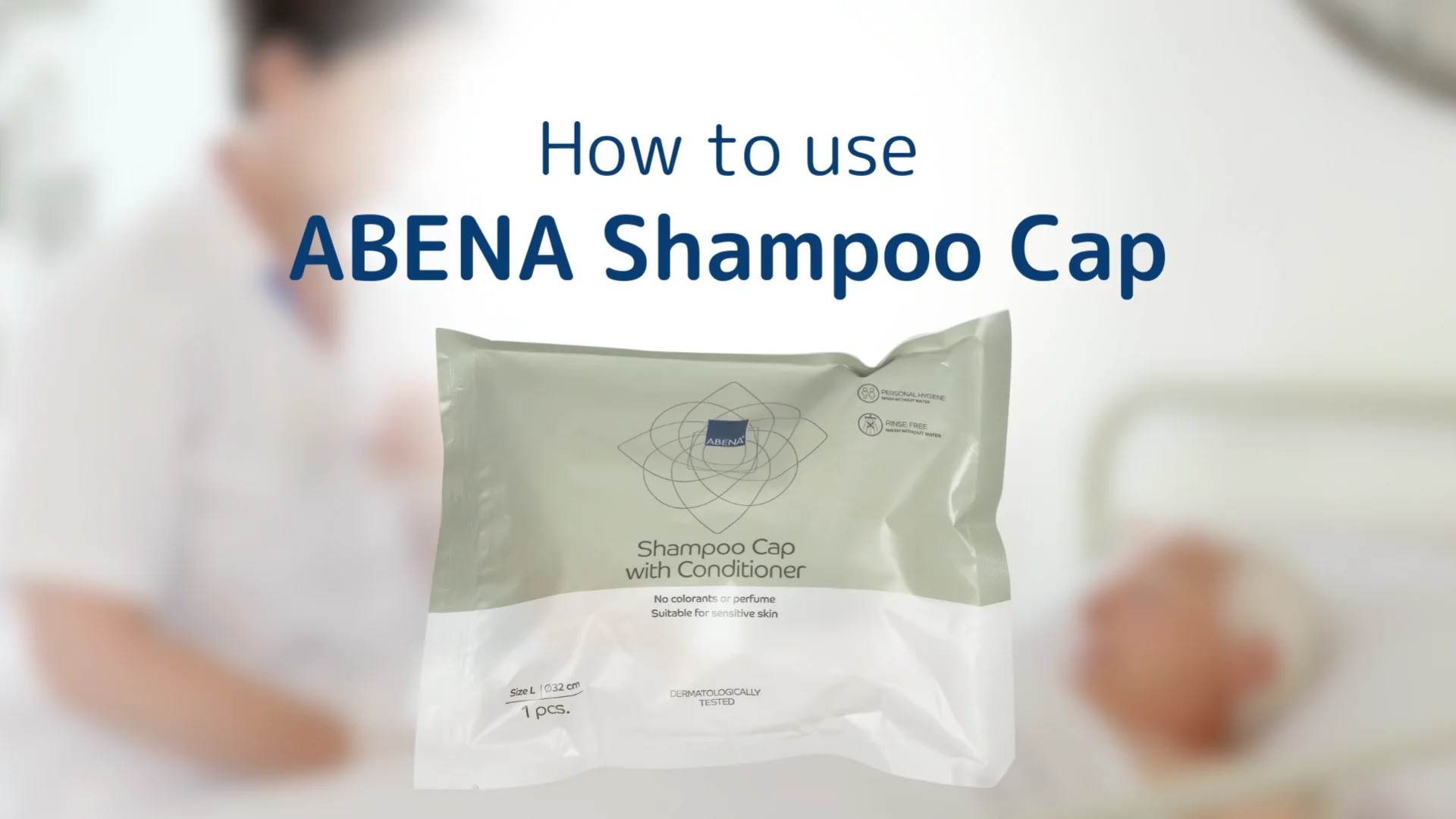 Abena Shampoo Cap cuffia monouso per lavaggio capelli