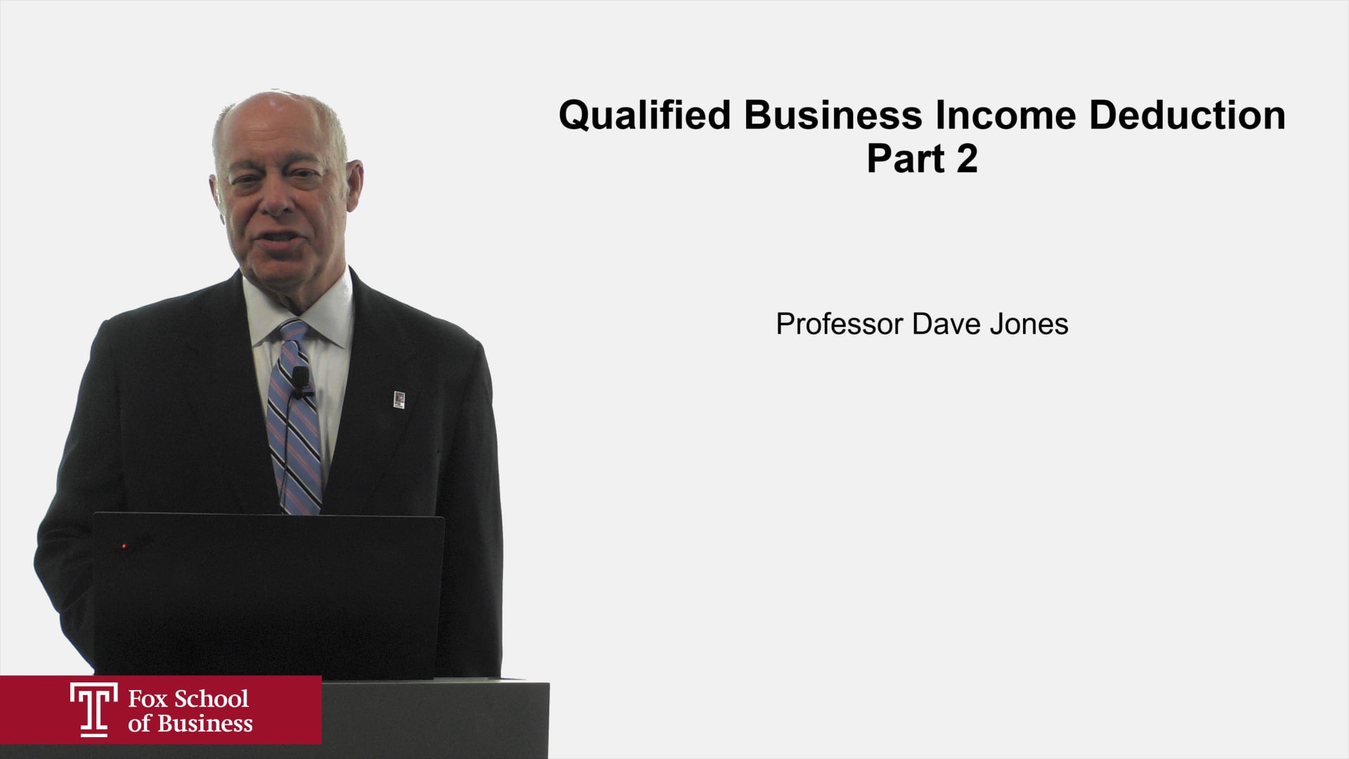 Qualified Business Income Deduction Part 2