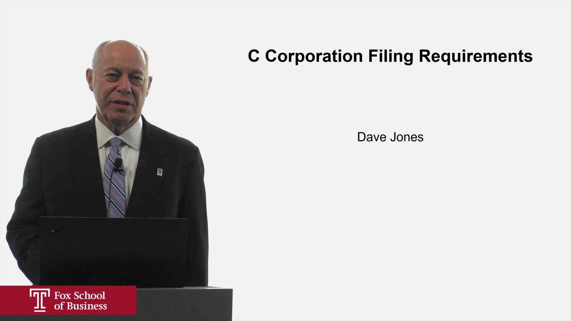 C Corporation Filing Requirements