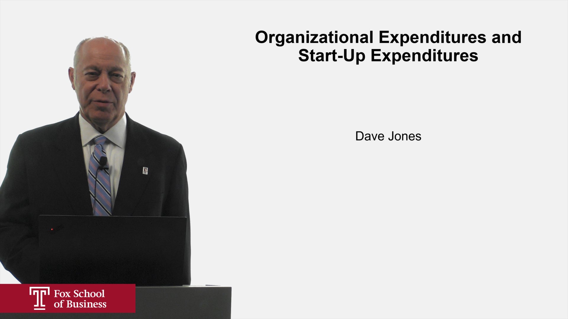 Organizational Expenditures and Start-Up Expenditures