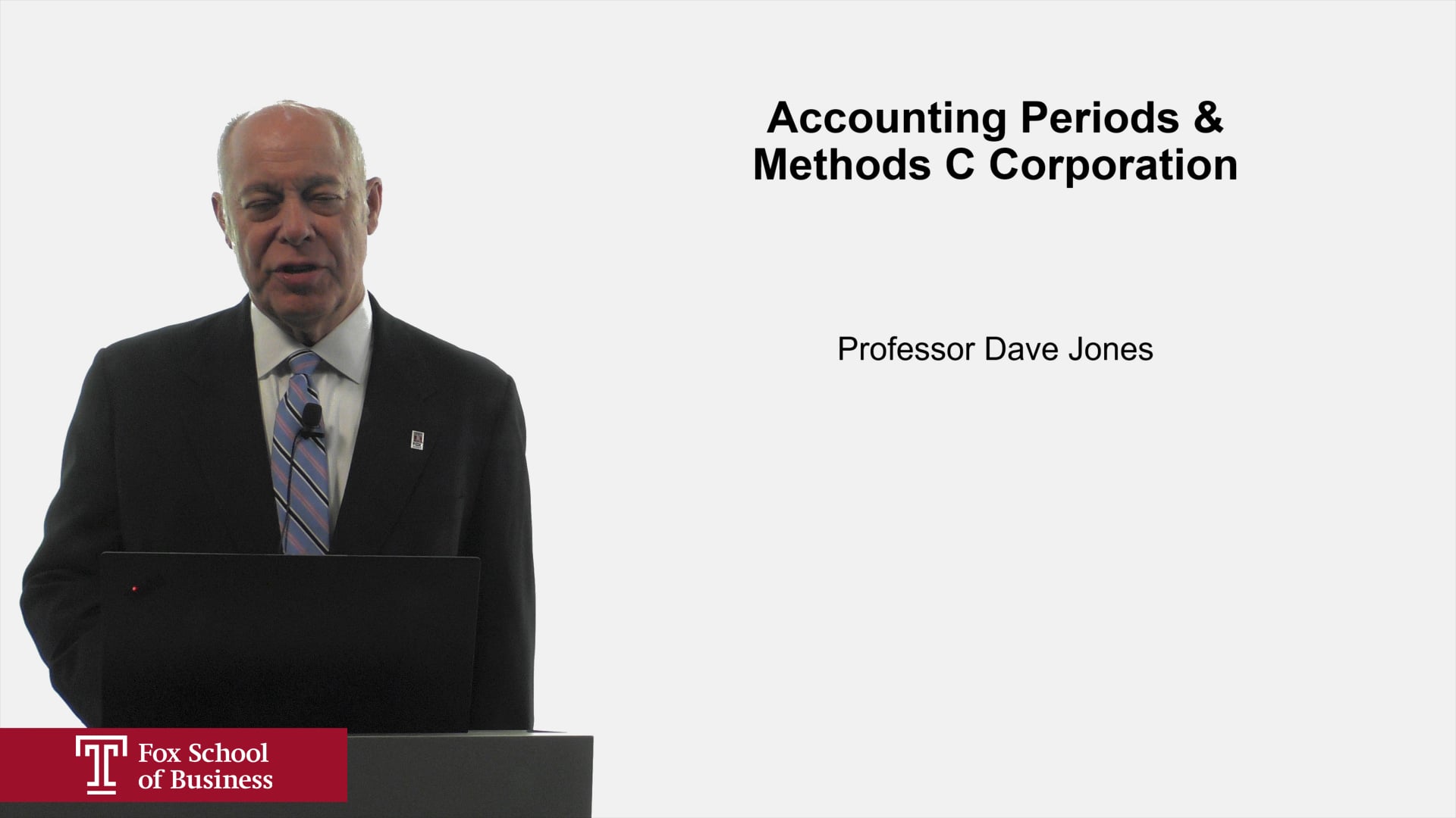 Accounting Periods and Methods C Corporations
