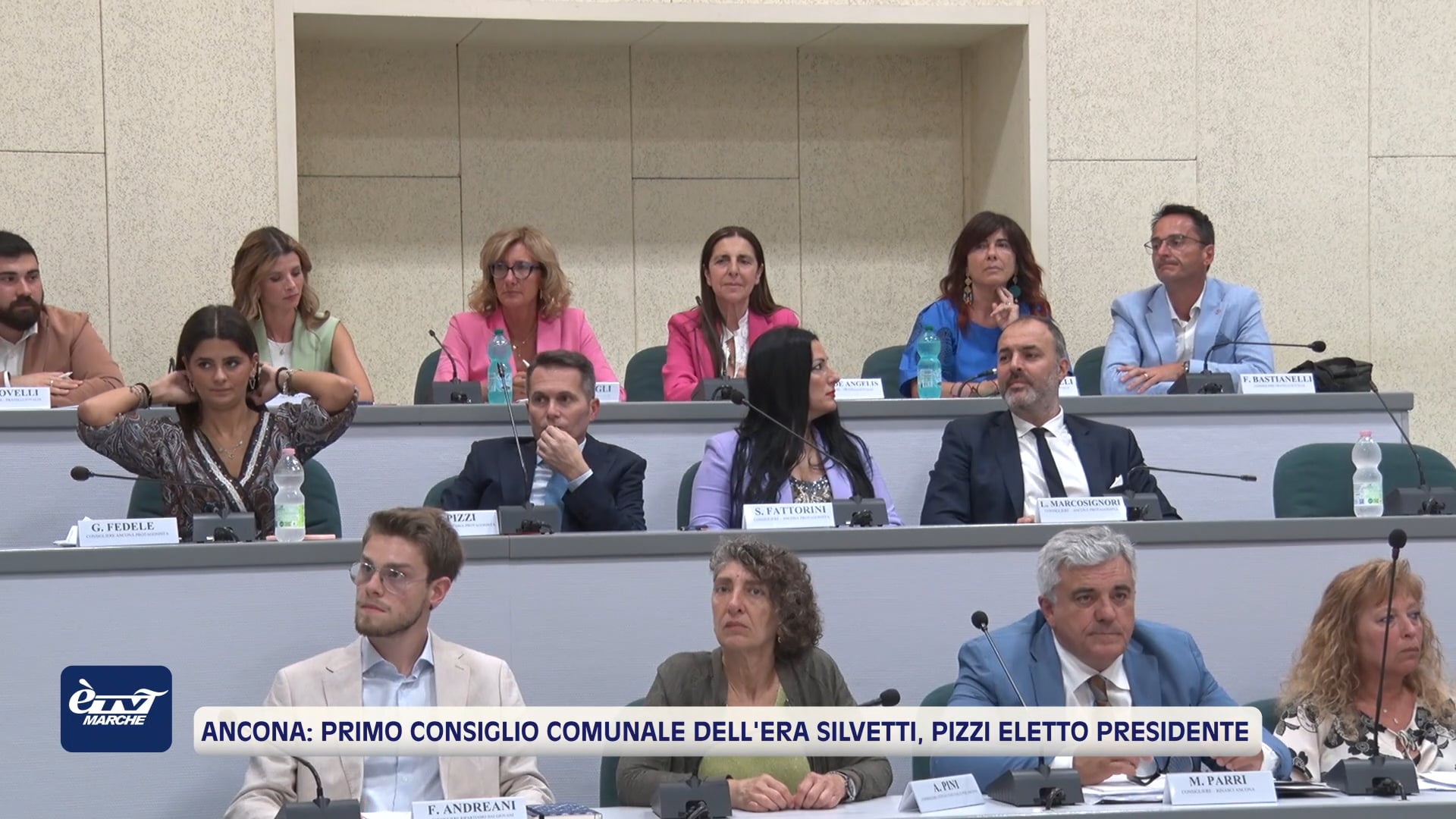 Ancona: primo consiglio comunale dell'era Silvetti, Pizzi eletto presidente - VIDEO