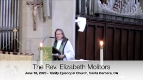 Sermon June 18 2023: Elizabeth Molitors