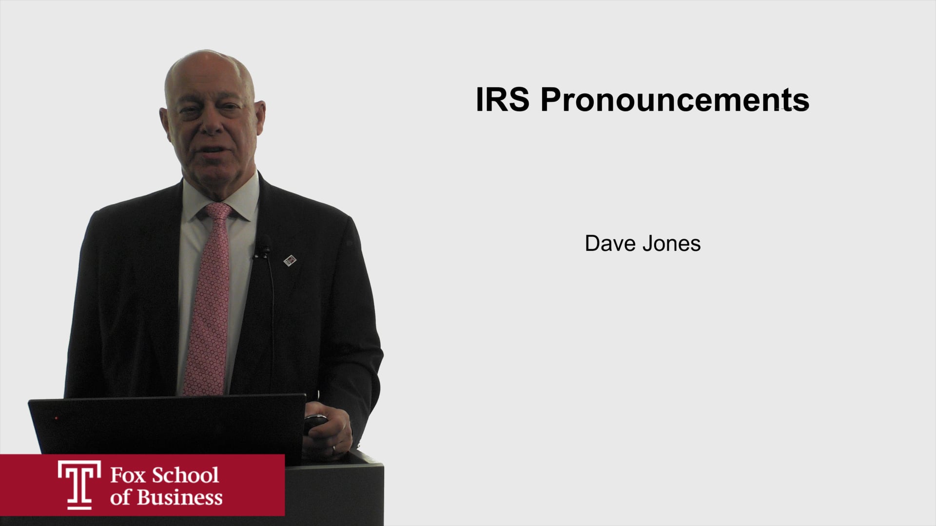 IRS Pronouncements