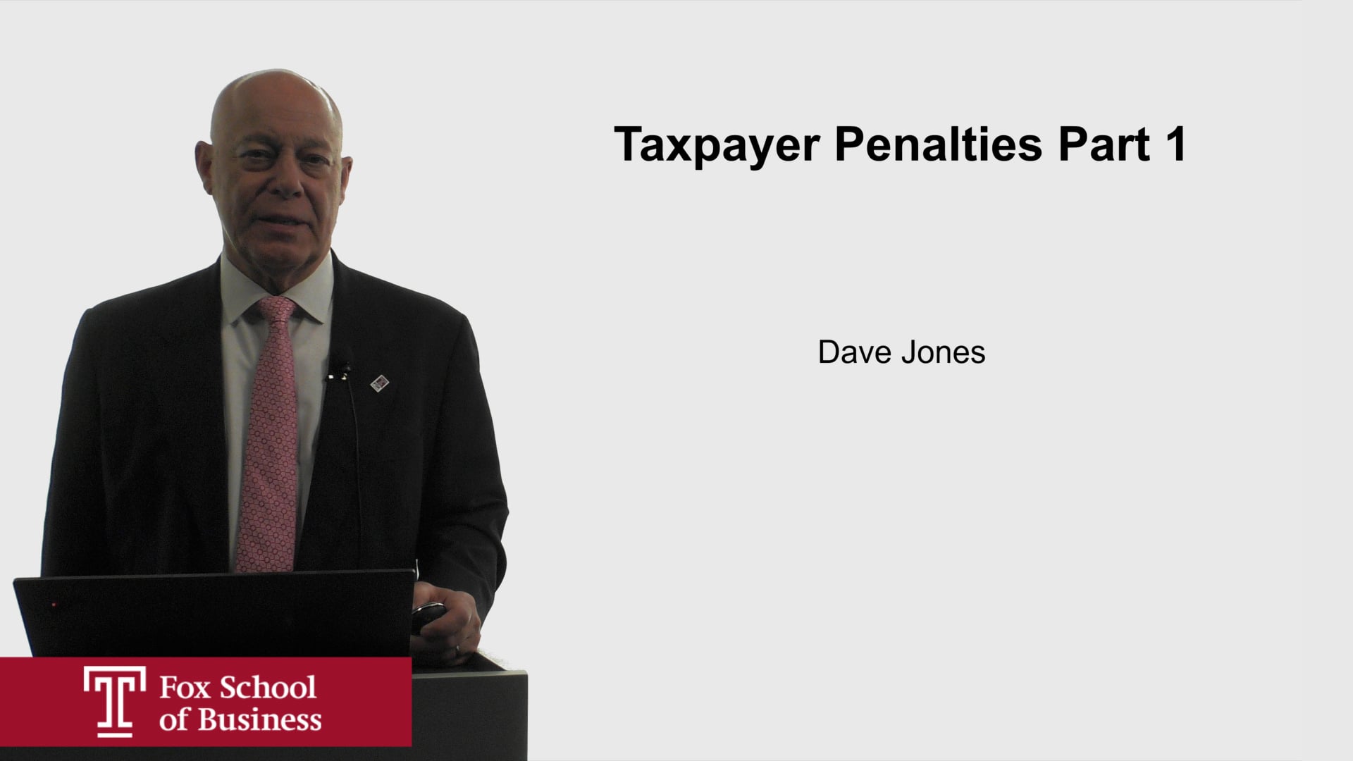 Taxpayer Penalties Part 1