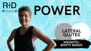 Lateral Glute (weights+booty bands) 61923