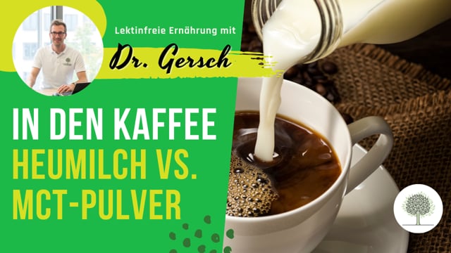 Welche Milch trinken Sie im Kaffee? Heumilch vs. MCT-Pulver