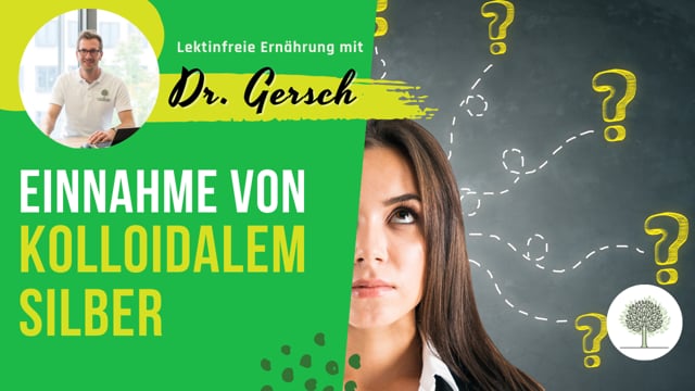 Was ist von der Einnahme von kolloidalem Silber zu halten? 