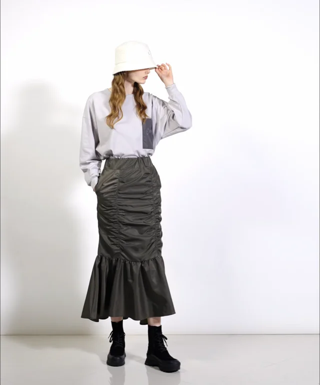 ESSENTIAL / ナイロンマーメイドスカート ESSENTIAL Night STORE  