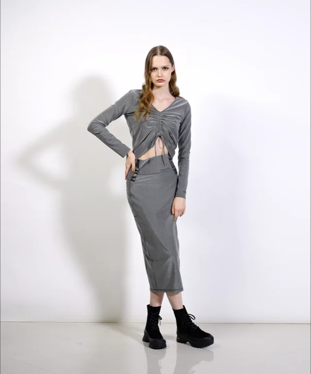 D&G　伸縮性抜群キラキララメ入りカットソー(^^♪ D&G 伸縮性抜群キラキララメ入りカットソー(^^♪