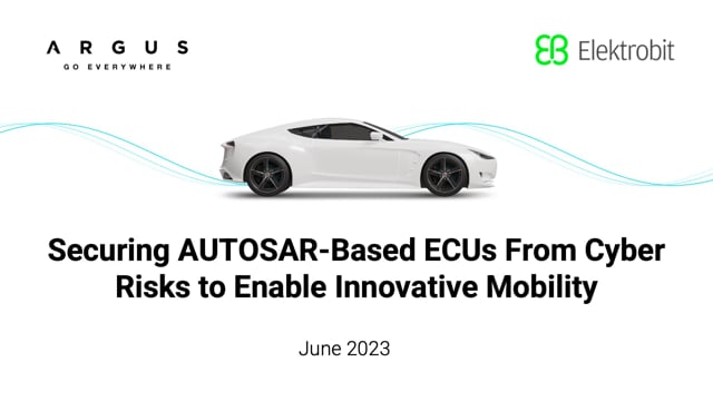 Securing AUTOSAR-based ECUs from cyber risks to enable innovative mobility