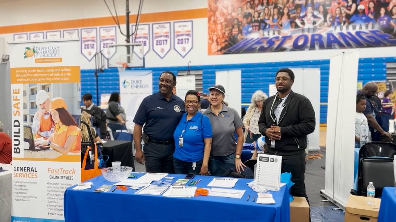 Building Safety and Friends at the 2023 Orange County Hurricane Expo on