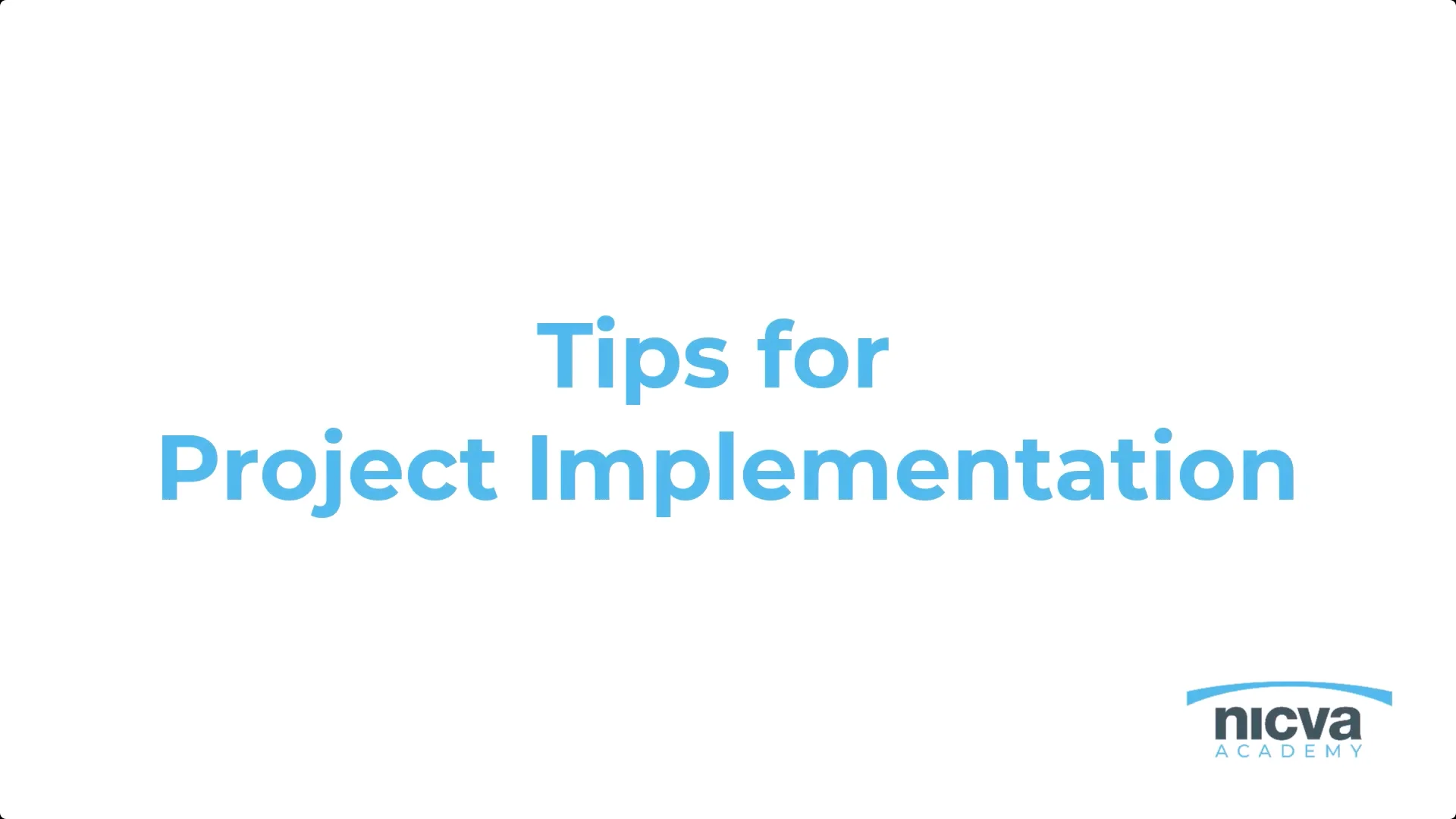 Tips_project_implementation_video on Vimeo