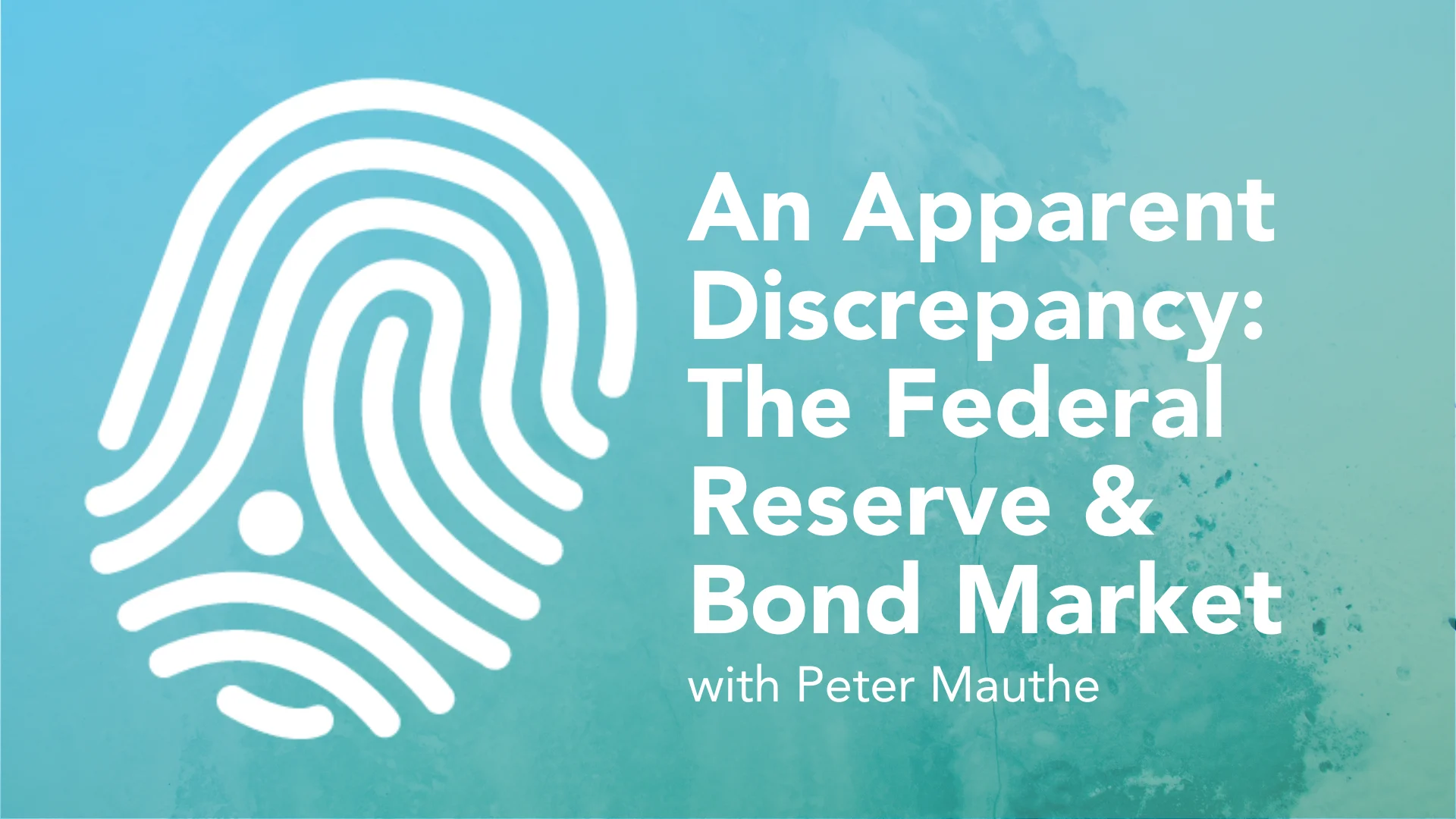 An Apparent Discrepancy - The Federal Reserve & Bond Markets on Vimeo