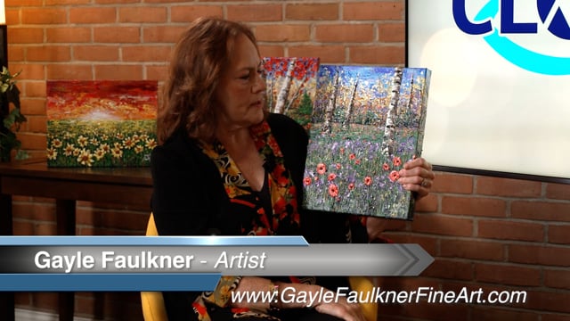 Close-Up Television Spotlights Gayle Faulkner Fine Art