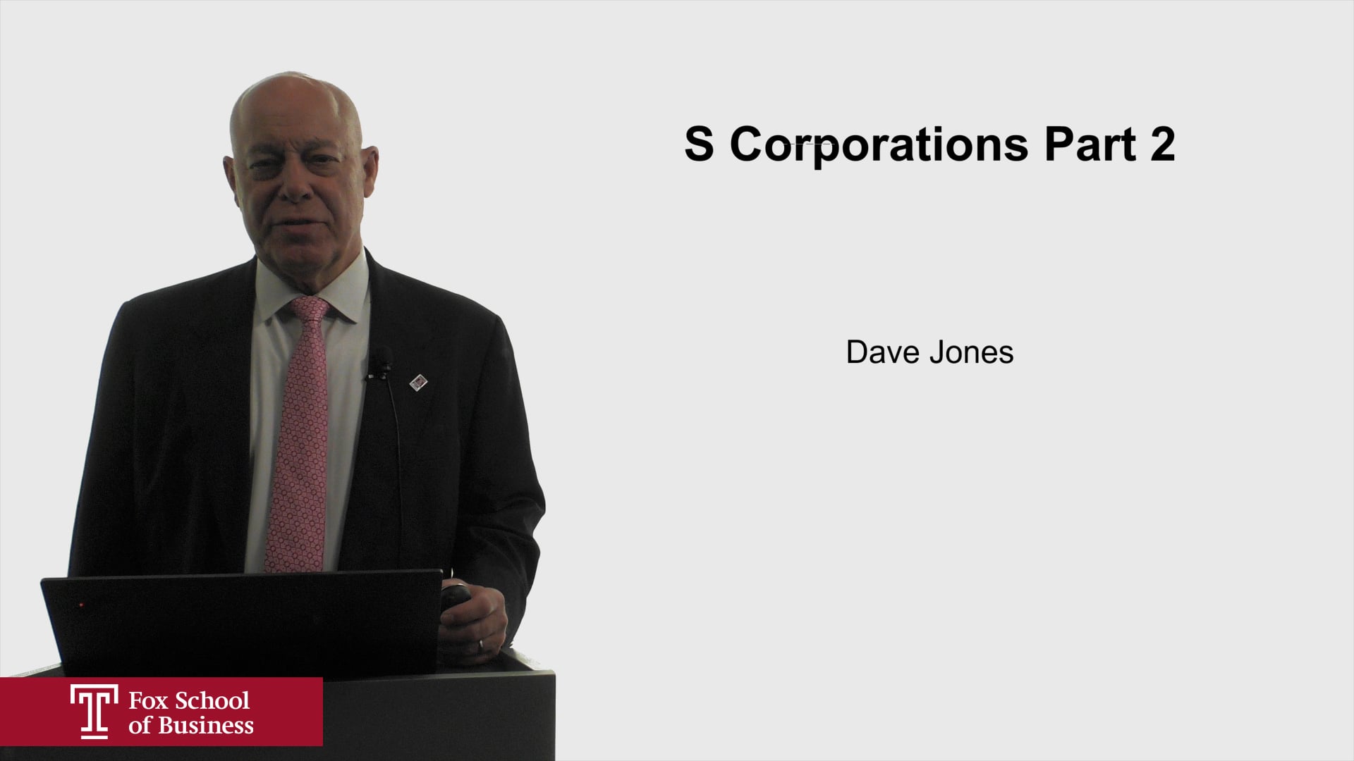 S Corporations Part 2