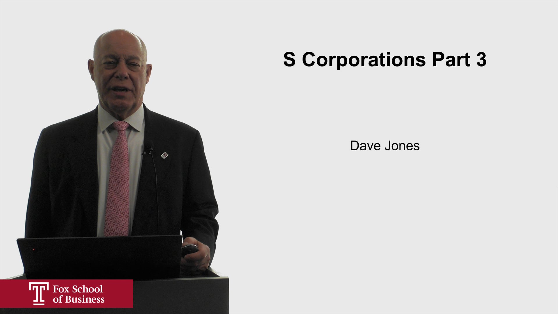 S Corporations Part 3