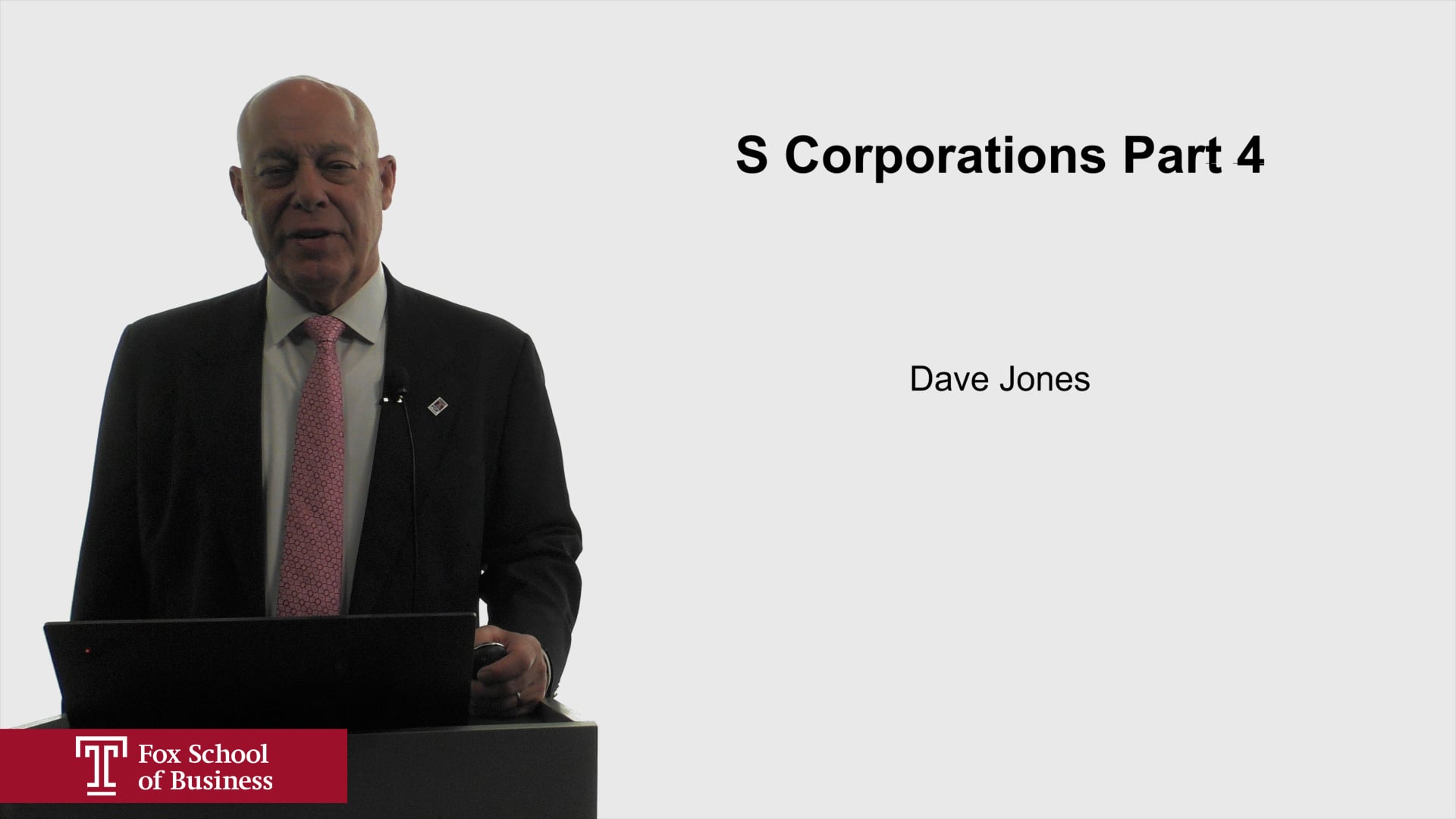 S Corporations Part 4