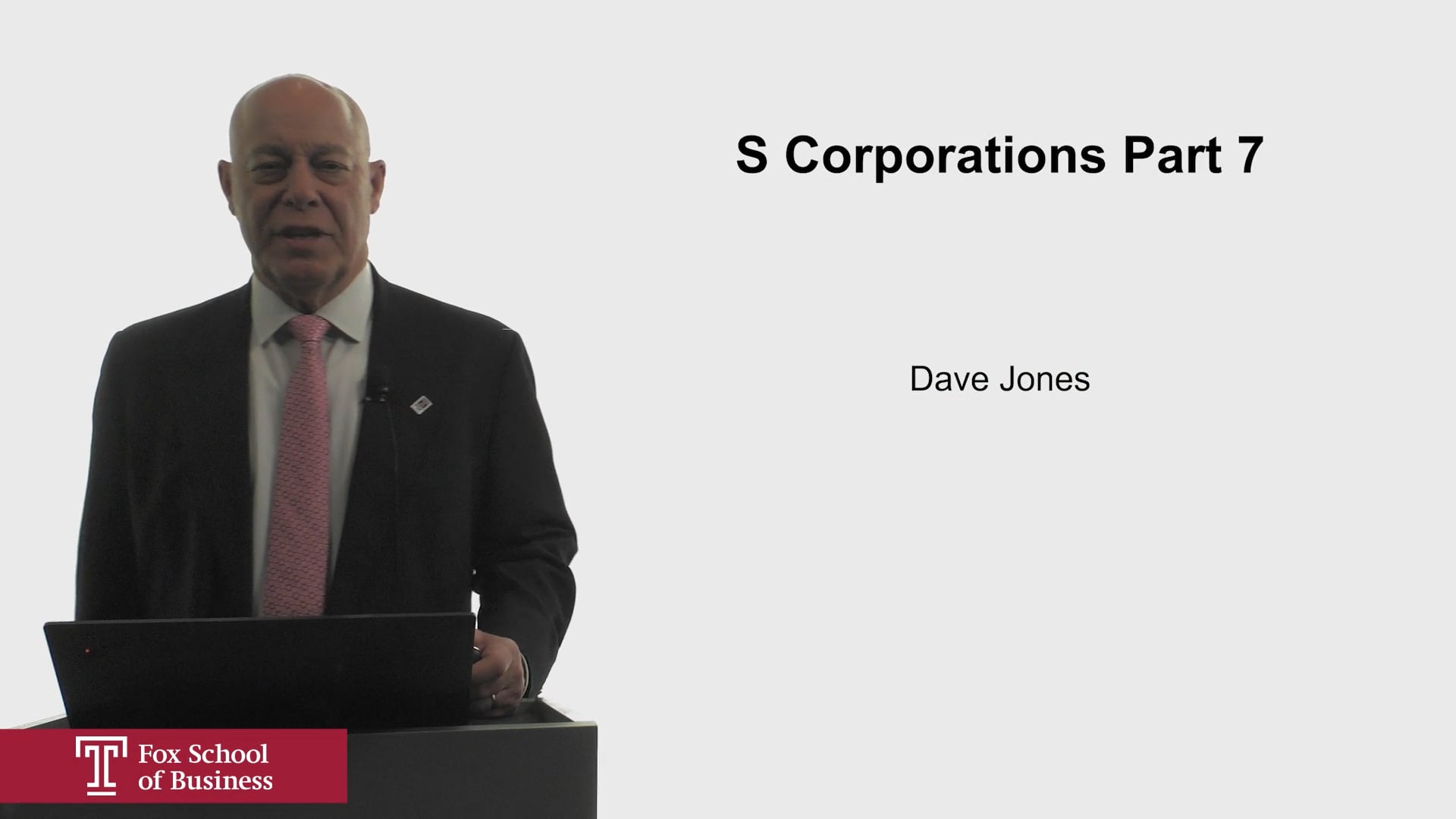 S Corporations Part 7