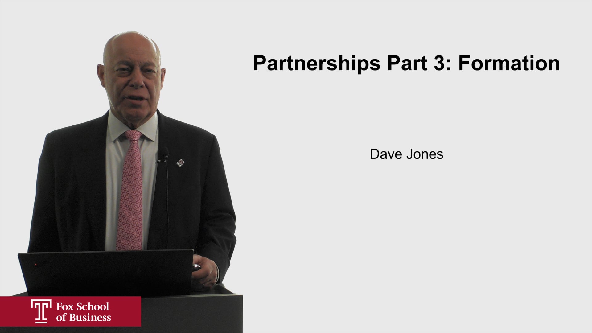 Partnerships Part 3 Formation