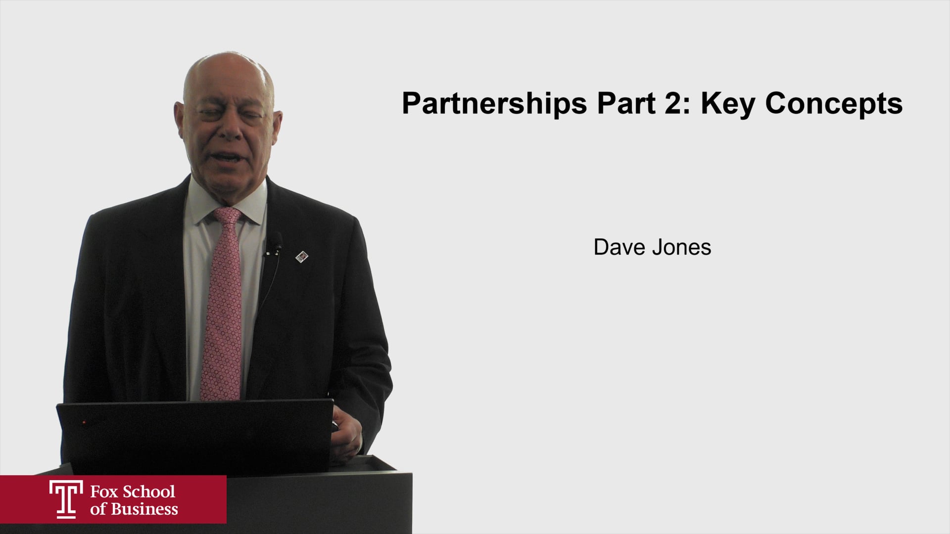 Partnerships Part 2 Key Concepts