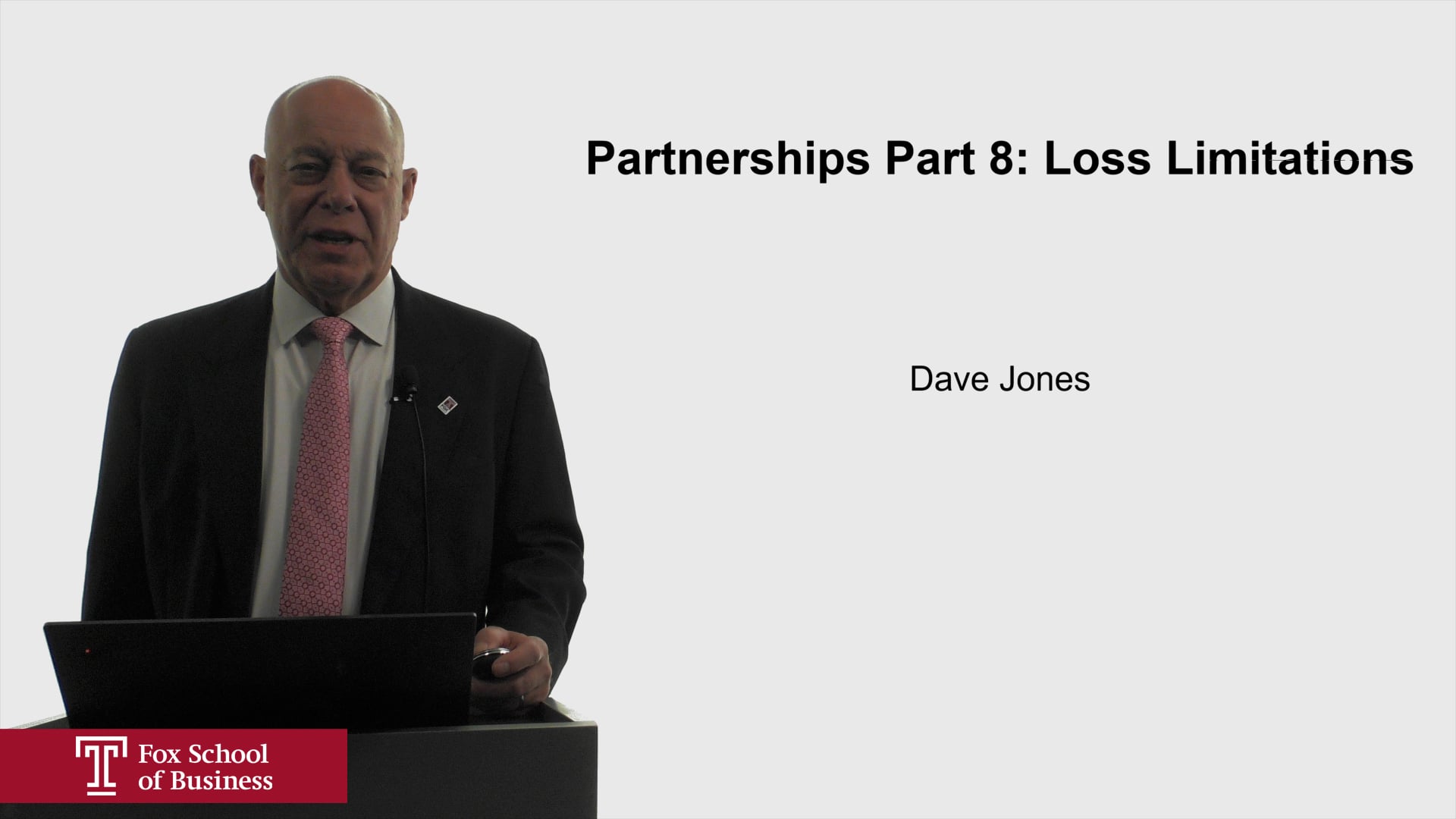 Partnerships Part 8: Loss Limitations