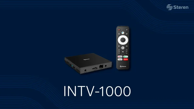 Steren Intv-1000 Sistema Android Tv Box 4k Control Remoto Color 52049 Tipo  de control remoto